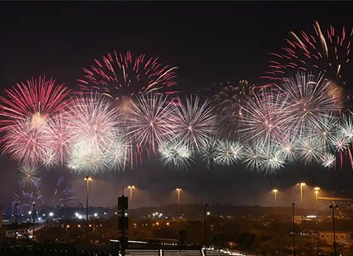 盱眙县焰火晚会